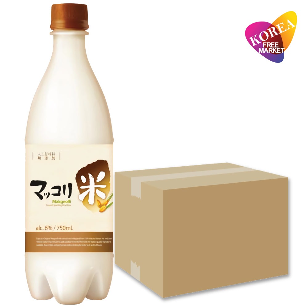 米マッコリ オリジナル 20本 箱売り 750ml / 韓国 クッスンダン コメマッコリ お酒
