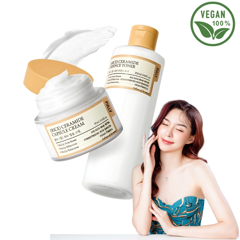 ライスセラエッセンストナー250ml＋カプセルクリーム90mlセット 韓国コスメ トナー クリーム セット 保湿＆弾力サポート 肌バリアケア 弱酸性処方 敏感肌対応 自然派 スキンケア 6,333円