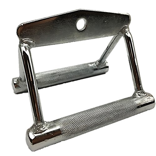 （ST TS）Tバーロウ Tバーロー シーテッドロー 用 ロウプーリーハンドル ケーブルアタッチメント ダブル ハンドル (タイプD)