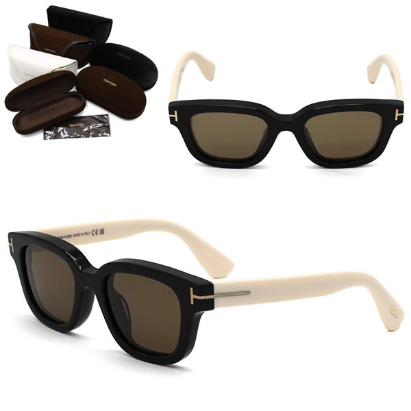 サングラス FT1274-D/S 01J 49 TF1274 ブラック ライトブラウン EYEWEAR アジアンフィット メンズ レディース ユニセックス