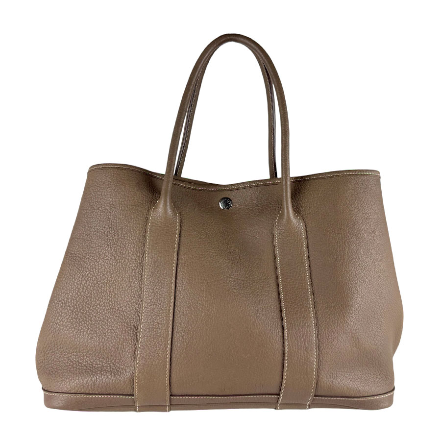 エルメス HERMES ハンドバッグ ガーデンパーティPM 36 ネゴンダ エトゥープ ユニセックス z9922