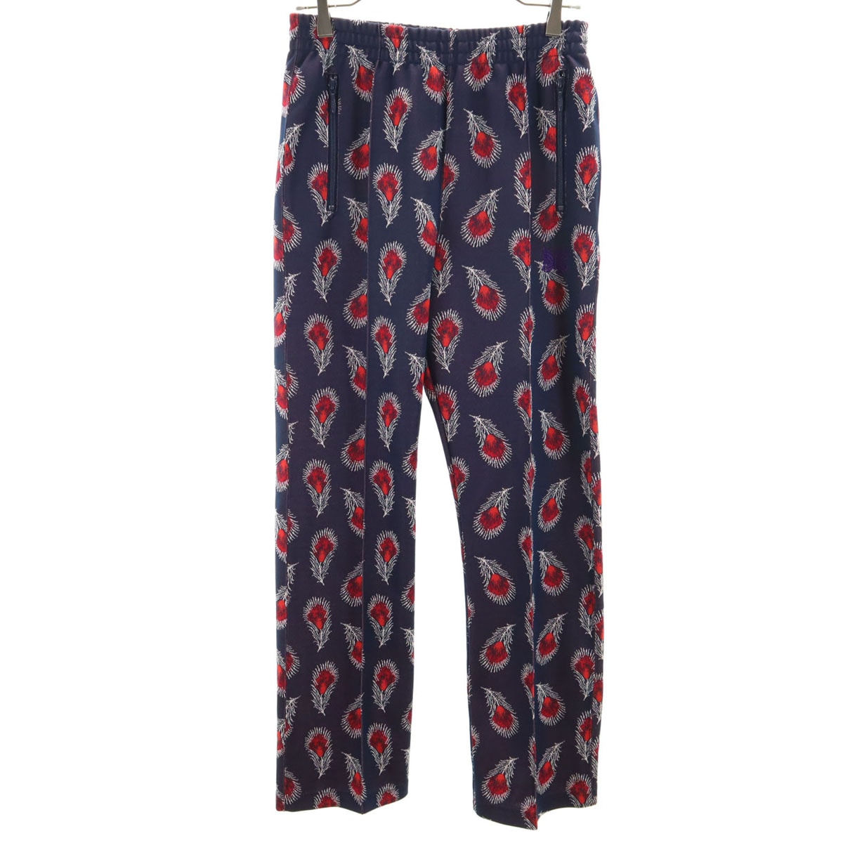 日本製 イージーパンツ XS ネイビー メンズ 古着