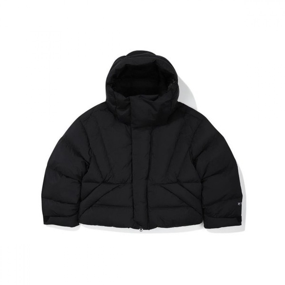 [ボブキャット] パーカーショートダウンジャケット-BLACK