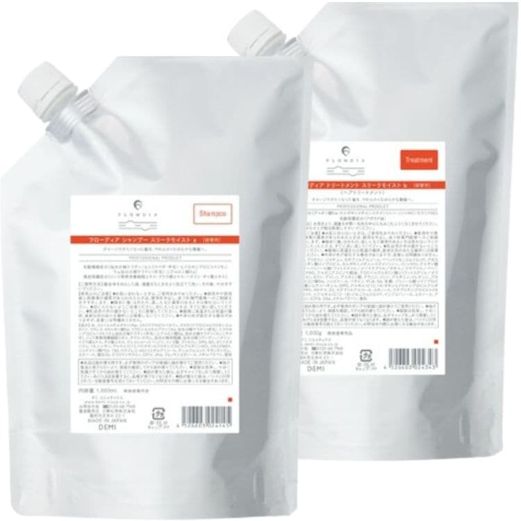 2個セット フローディア スリークモイスト シャンプー＋トリートメント 詰替え 1000ml 太毛 硬毛 普通毛 ダメージ 硬い髪 やわらかさ 毛髪補修 艶髪 7,610円
