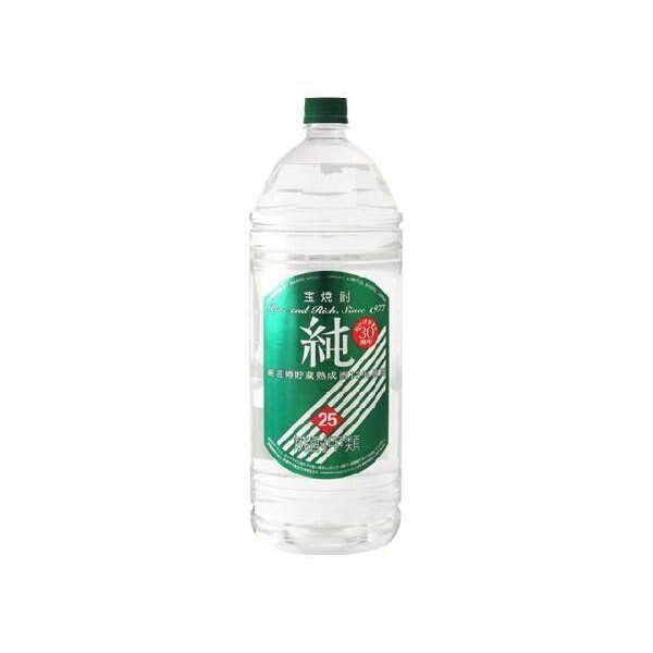甲類焼酎 宝焼酎 純 25度 4000ml1ケース4本(004) 『FSH』