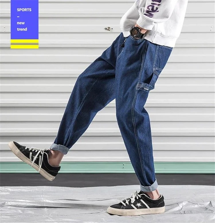 大人気！ 韓国ファッション メンズ 大人気 CHIC気質 おしゃれな トレンド カジュアル 個性 ジーンズ ロングパンツ カジュアルパンツ デニム ジーンズ