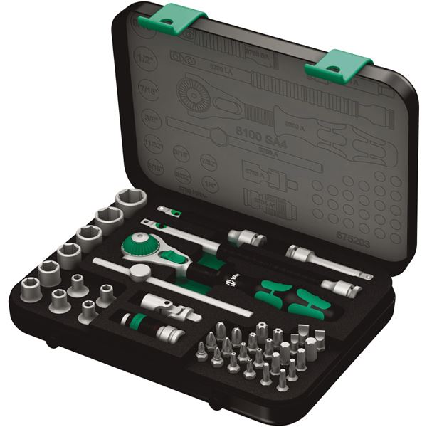 WERA ヴェラ 差込角1/4DR 41点組 サイクロップソケットレンチ セット 003535 工具 ツール DIY 作業工具 道具 レンチ