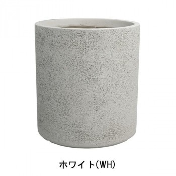 グリーンポット 植木鉢 グレイニー シリンダー ホワイト 40cm GA-3240WH