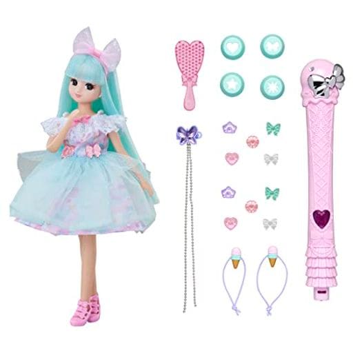 タカラトミー 『 リカちゃん ドール キラっとカラチェン ジェラートリカちゃん (初回トッピンジュエル増量版) 』 着せ替え お人形 おままごと おもちゃ 3歳以上 玩具安全基準合格 STマーク認証
