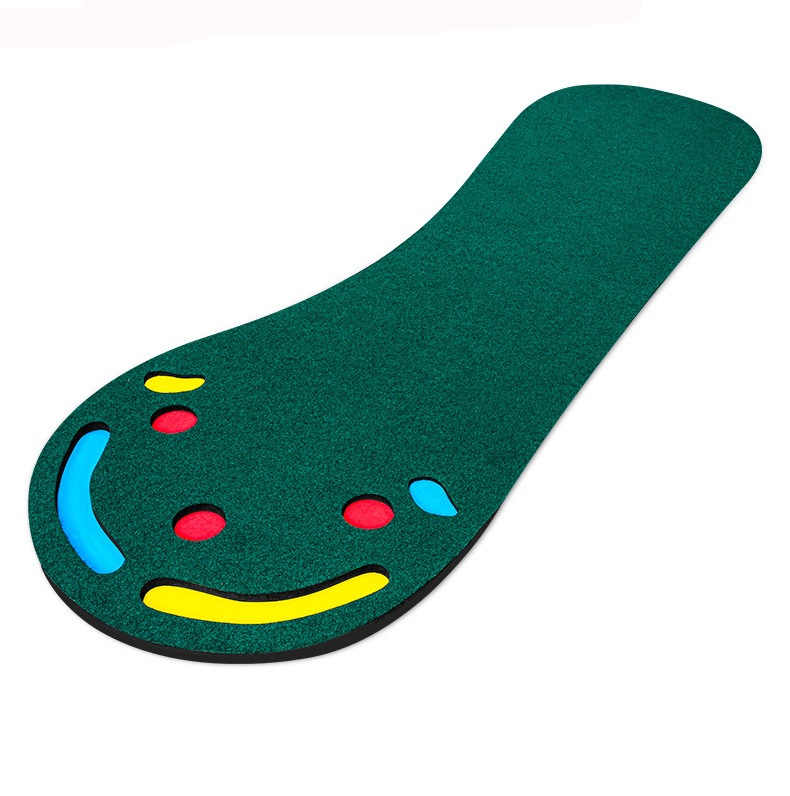 パター練習マット パッティンググリーンマット ゴルフ マット パッティング パターマット トレーニング補助 パットグリーンの練習 パッティングインドアアウトドア&ゴルフパッティングポンゲームマット