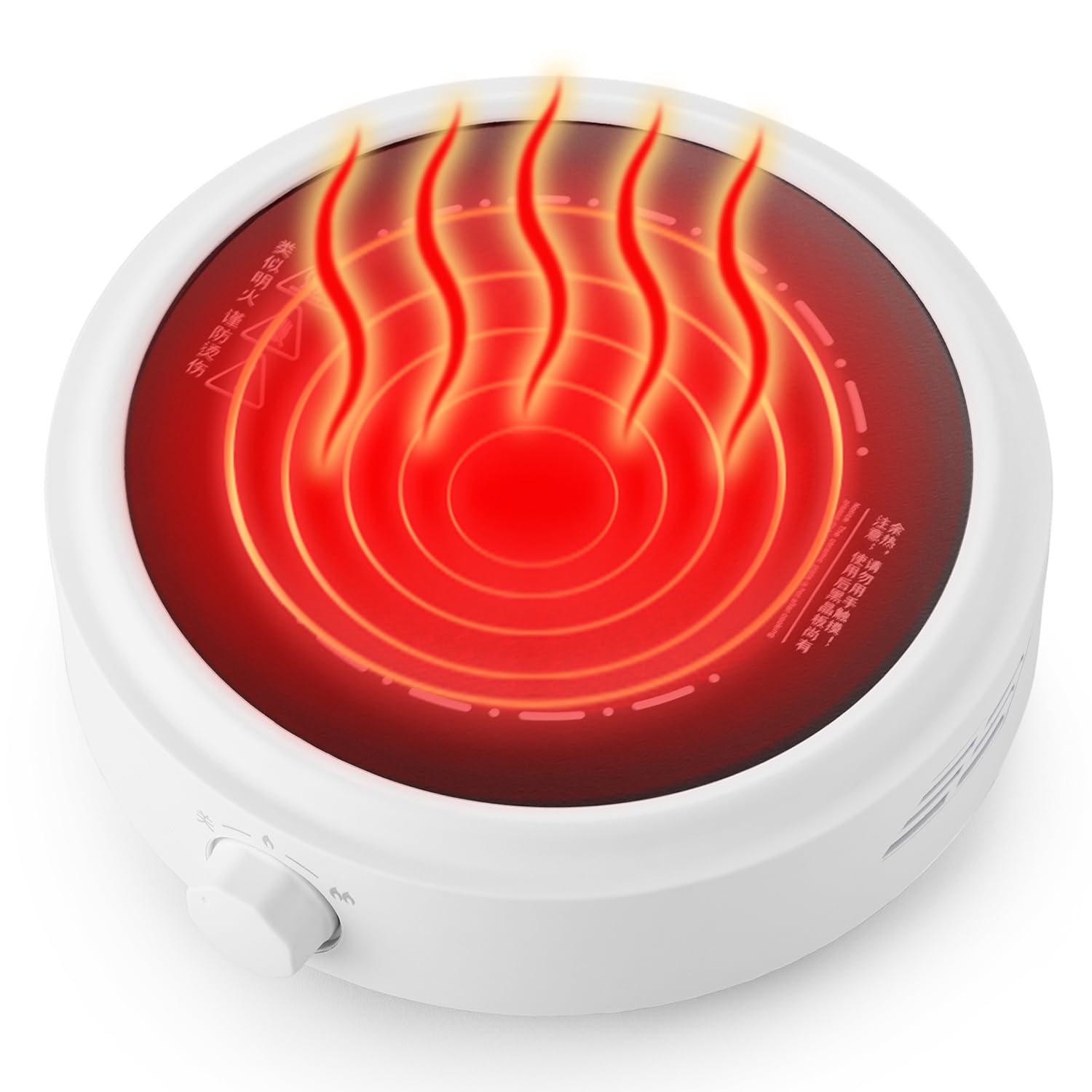 ポカロティー 電気コンロ 遠赤外線加熱 お茶用 電熱ヒーター 湯沸かし器 電熱器 ラジエントヒーター 電気ケトルスタンド お茶作り 煮茶器 ラーメン 日本酒のお燗に お湯を沸かすことができます 耐熱ガ