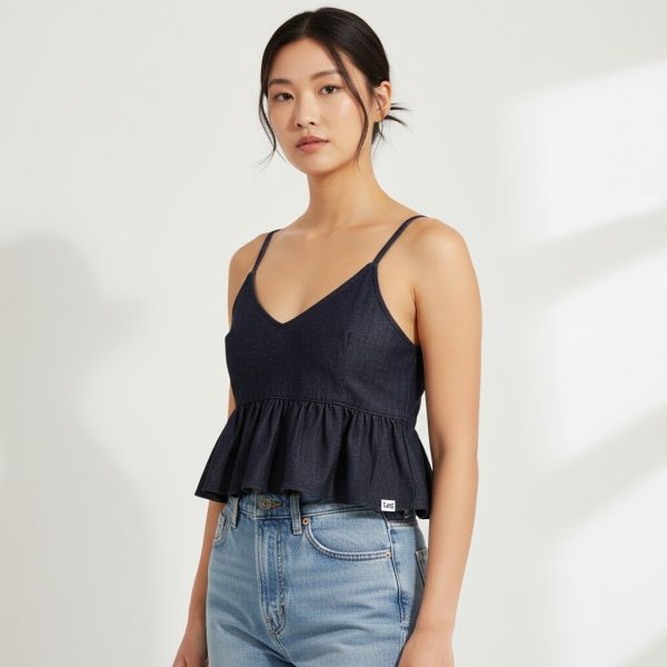 WOMAN Denim Bustier Indigo Dark