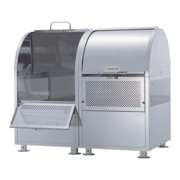 DAIKEN CKM-TN120R-AD 連結タイプ(完成品) クリーンストッカー ゴミ収集庫 メーカー直送