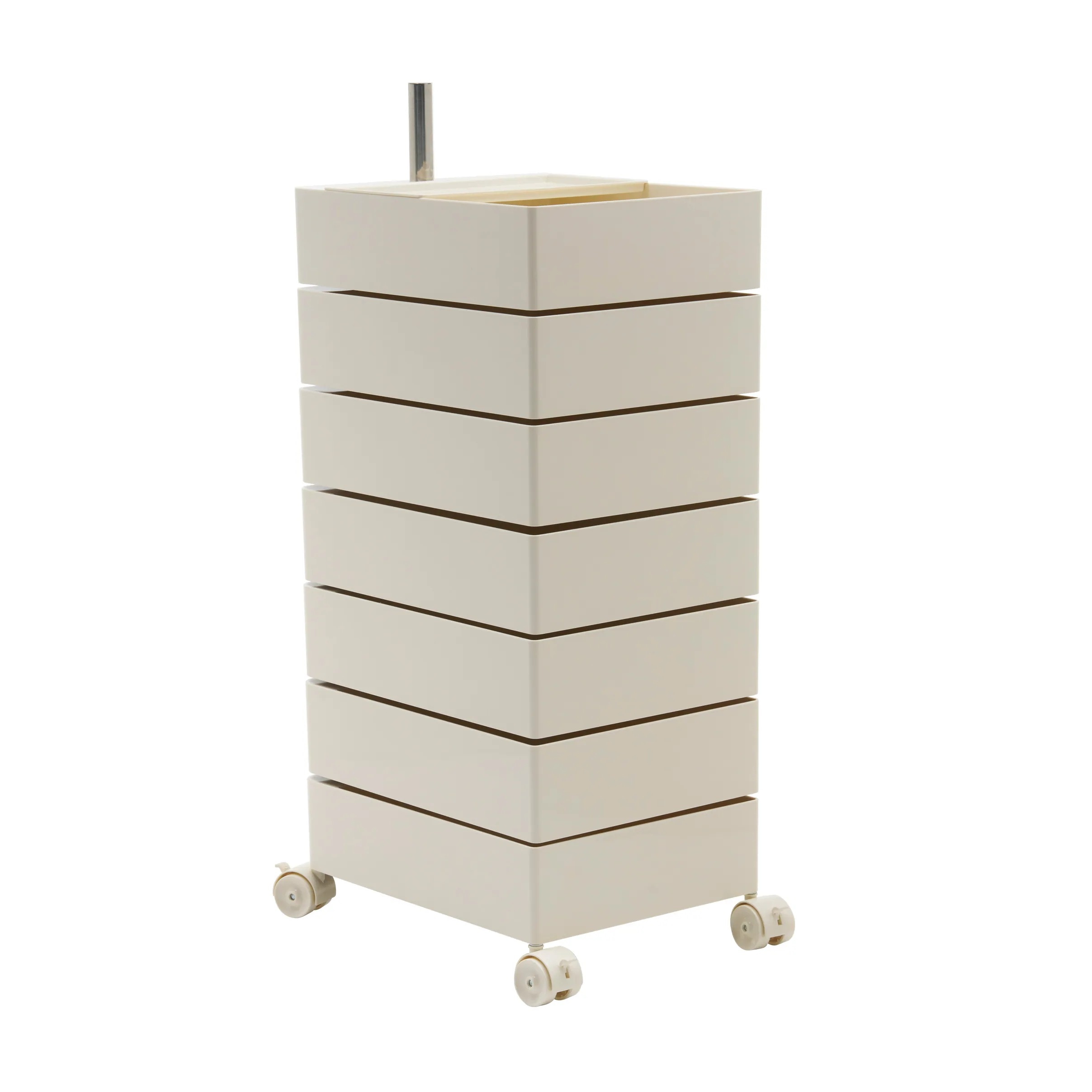 【アイボリー・7段】ワゴン キャスター付き ブレーキ付き おしゃれ 7段トレイ キッチンワゴン 回転式 収納 ベビーワゴン キッチン収納 ラック サイドワゴン キッチン ドレッサー キッチンストッカ1 10,537円