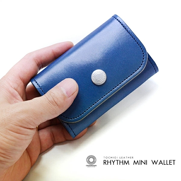 二つ折り財布 財布 メンズ レディース 栃木レザー コンパクト ブランド CROSS ROADS ク