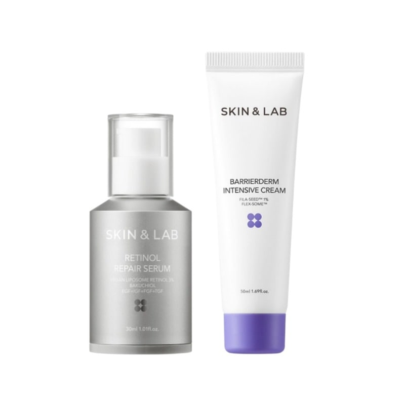 [美肌完成セット]レチノールセラム + バリアダームクリーム