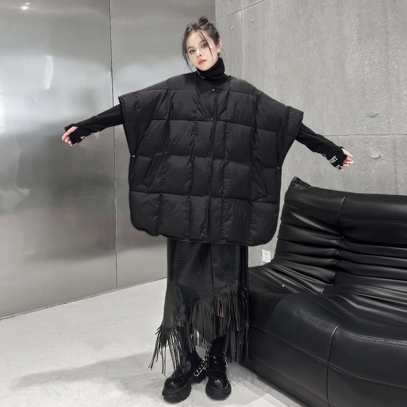 【J.Fashion】 ダウンベスト おしゃれ 個性的なデザイン レディース アウター メガ割