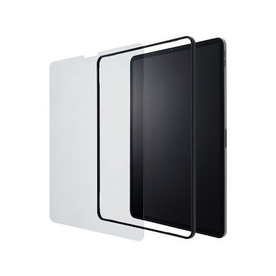 他サイト： iPad Pro 12.9インチ ガラスフィルム ガイドフレーム付き 貼りやすい 表面硬度9H 指紋防止 クリア TBWA21PLFLGGJの商品画像