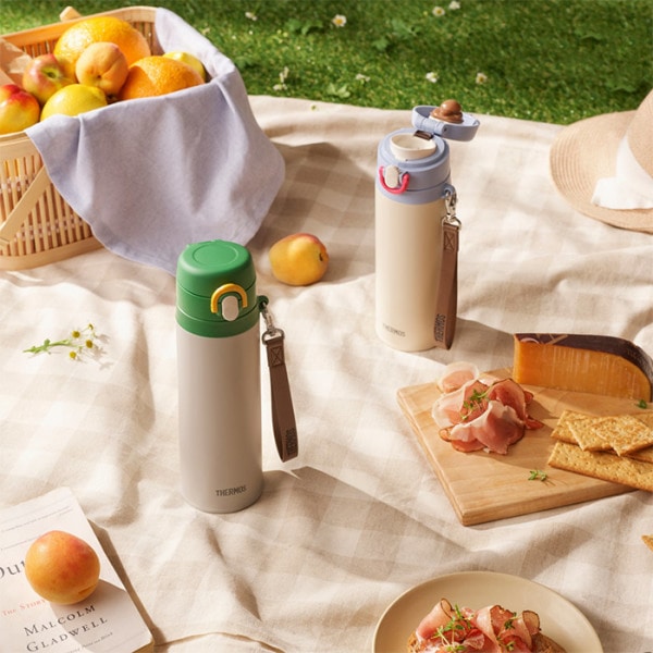 ストラップ ワンタッチ タンブラー JNT-550K / 保温保冷ボトル