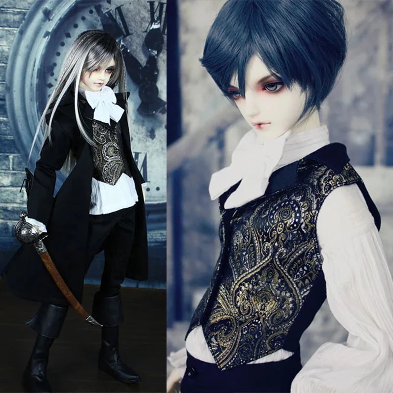 BJDドール服 ドール衣装セット 海賊貴族風 Black pigeons SD/70cm/ID75/オーダーサイズ人形用衣装