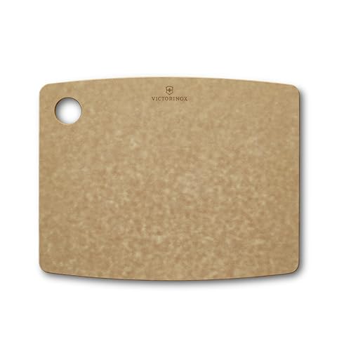 VICTORINOX(ビクトリノックス) エピキュリアン カッティングボード 耐久性のあるまな板 M キッチンシリーズ ブラウン スタイリッシュでサステナブルなウッドファイバー素材 食洗機対応 耐熱