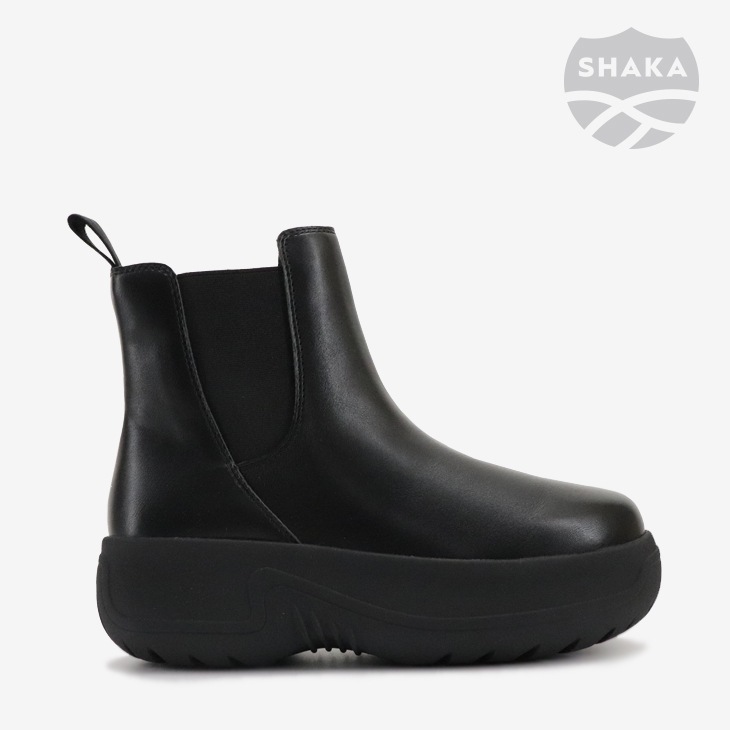 チェルシー ブーティー エボル チャンキー プラットフォーム/ブラック（SK335）