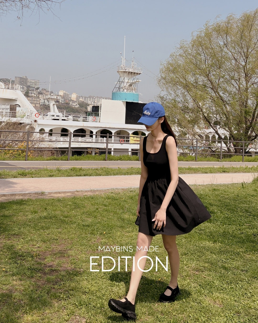 [MADE] ベルタスリーブレスミニワンピース韓国ファッション レディース