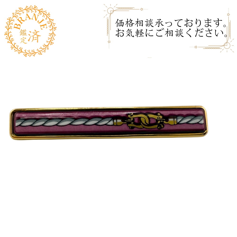 エマイユ GP タイピン ピンク メンズ