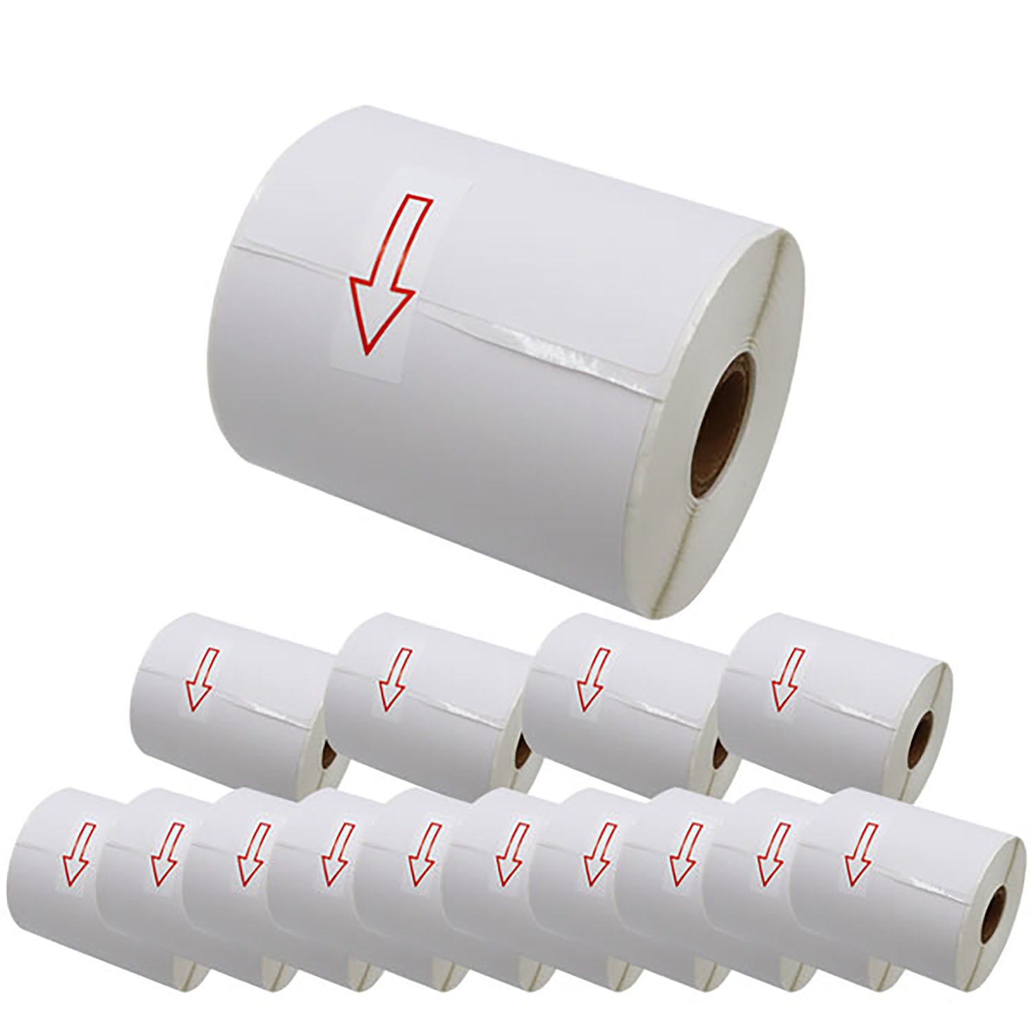 ブラザー用 RDロール プレカット紙ラベル (感熱紙) RD-S02J1 互換品 102mm×152mm 276枚入り 15個セット