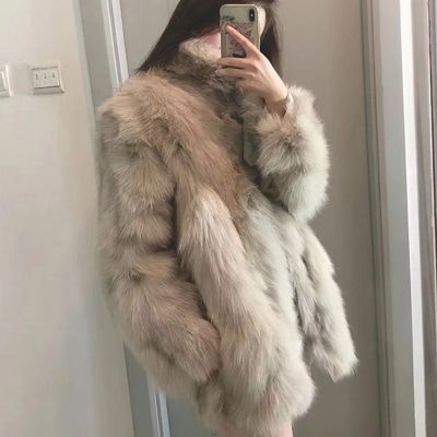 ブルゾン ジャケット秋冬 アウタ プードルファージャケットもこもこプードルボア風ふわふわファーコート7