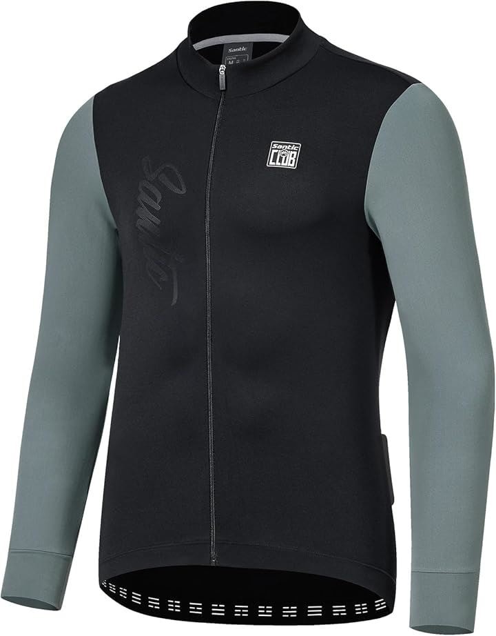 サイクルジャージ 長袖 秋 冬 裏起毛 防風 防寒 サイクルジャケット サイクリングウェア メンズ 14～22度対応(ブラック, L) 5,527円