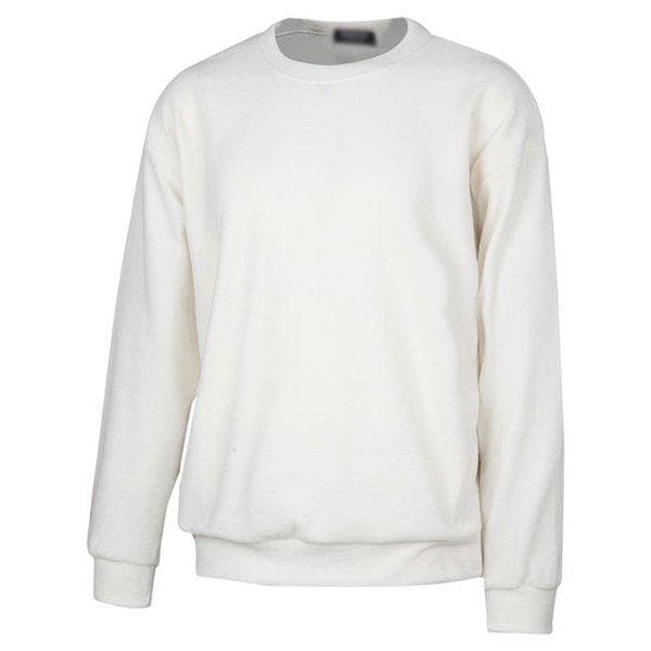 メンズベーシックラウンド長袖フリースTシャツ NE-TSA-Q010-クリーム
