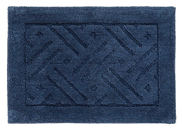乾度良好リッカ 50×70cm バスマット ネイビー 抗菌 防臭 滑り止め 洗濯 洗える 吸水 速乾 お風呂マット 足ふきマット 5,217円