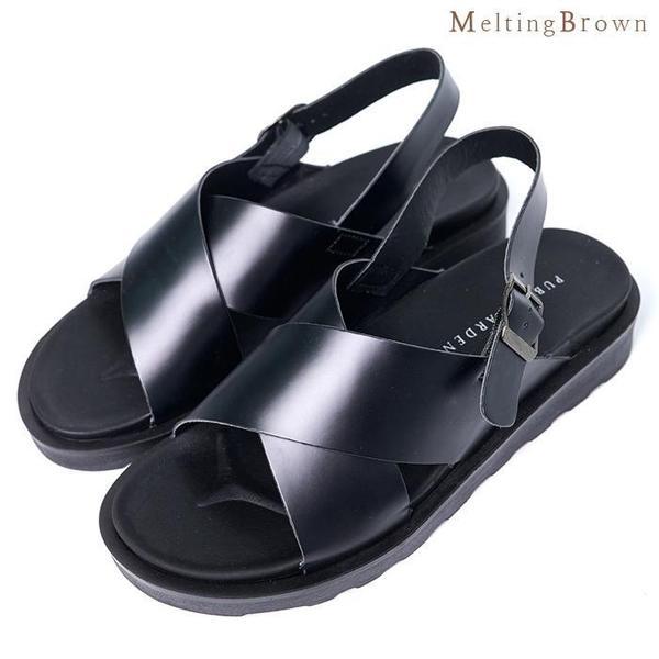 メンズ夏サンダル メンズレザーサンダル rg3