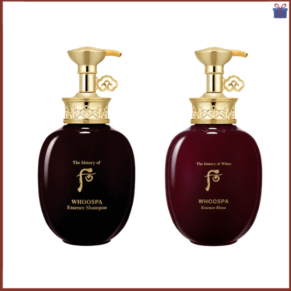 [韓国 人気] フースパ エッセンス シャンプー 350ml + リンス 350ml 韓方ヘアケアセット 高級ヘアシャンプー ダメージケア しっとり ツヤ髪 韓国コスメ