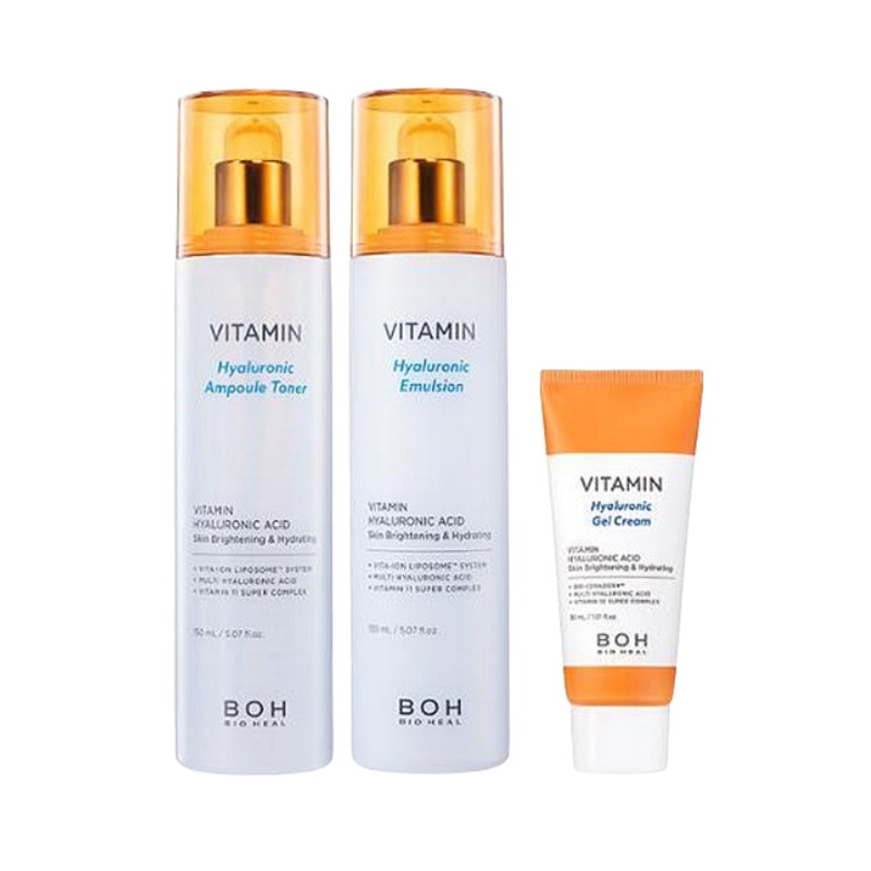 ビタミンヒアルロニックアンプルトナー150mL & エマルジョン150mL&クリーム30mL企画