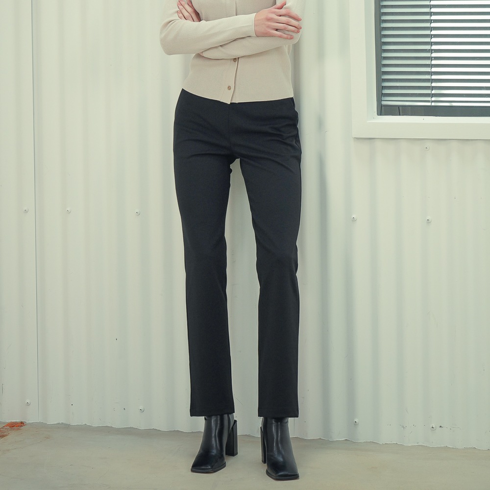 ACUD ベンディングストレートパンツ_ブラック