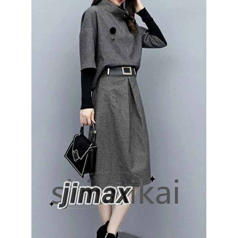 セットアップ レディース 秋 冬 セットアップ レディース スカートスーツ ママスーツ トップス 重ね着 スカート ひざ丈 通勤 オフィス ビジネス 入学式 卒業式 入園式 卒園式 ホワイトデー