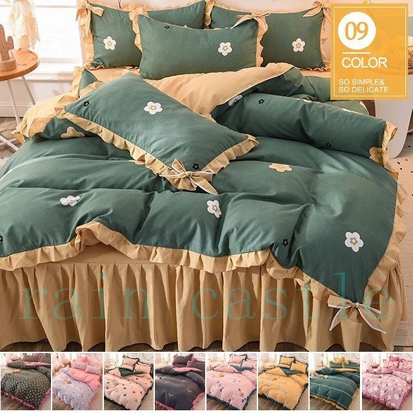 綿セット　寝具カバー 寝具34点セット 掛け布団カバー ベッド用 柔らか 3サイズ　肌触り 新品　四季適用 セミダブルキング