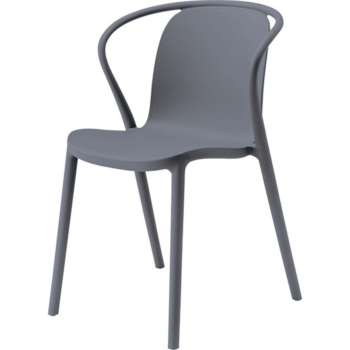 チェア CL-482BGY スタッキングチェア 北欧 ダイニングチェア おしゃれ 椅子 いす イス アームチェア カフェ シンプル ダイニング リビング