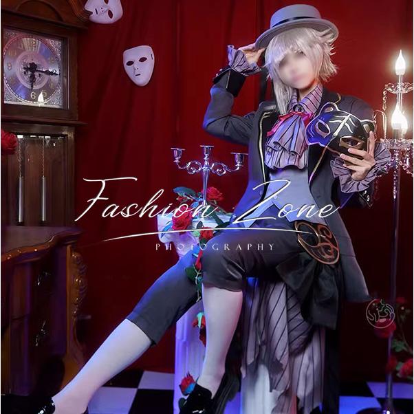 文豪ストレイドッグス 風 中島 敦 仮面舞踏会 コスプレ衣装 ウィッグ コスチューム cosplay アニメ ハロウィンイベント仮装