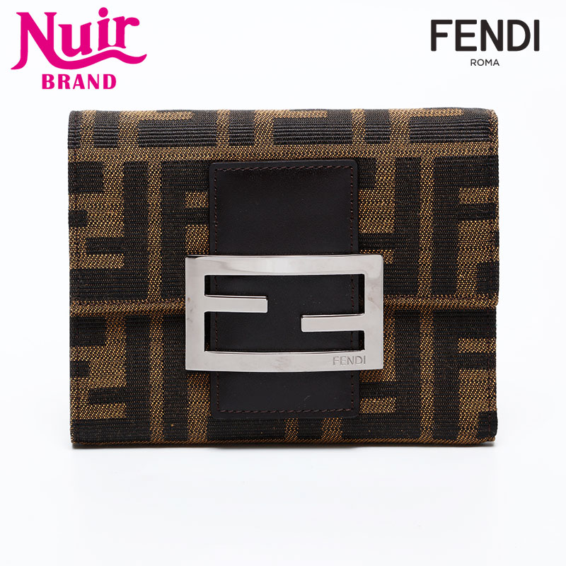 三つ折り財布 ブラウン WS20763