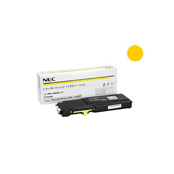 (純正品) NEC エヌイーシー トナーカートリッジ (PR-L5900C-11 Y イエロー)