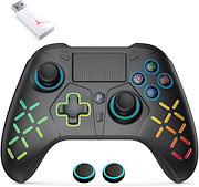 その他ゲーム｜PS5 ワイヤレスコントローラー 2.4G / 有線兼用 ホール効果トリガー RGB 6 軸ジャイロ 背面ボタン搭載 マルチプラットフォーム対応 携帯型ゲーム機 ポータブル 家庭用/外出兼用 簡単操作