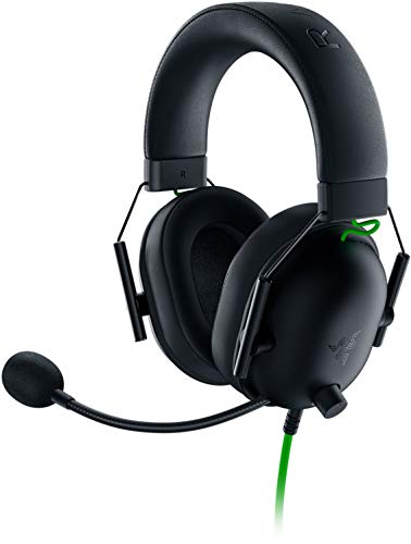 Razer BlackShark V2 X ゲーミングヘッドセット 3.5mmアナログ 7.1ch サラウンド 特許技術採用50mmドライバー 単一指向性マイク ノイズキャンセリング 高遮音性イヤーカ