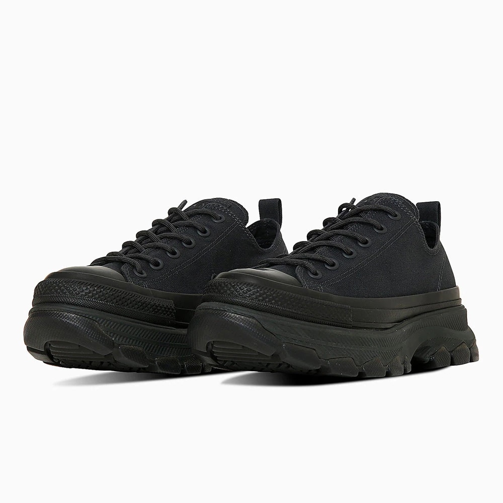 厚底 トレックウエーブ ボリュームソール ローカット スニーカー キャンバス リサイクル メンズ レディース ジュニア プラットフォーム ALL STAR R TREKWAVE CS OX