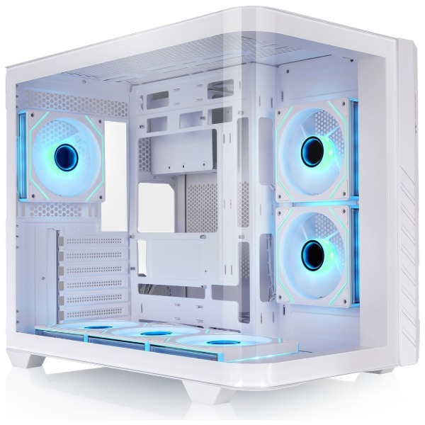 Thermaltake CA-11V-00M6WN-00 ホワイト Vision 330 CR ARGB Snow ミドルタワー型PCケース メーカー直送
