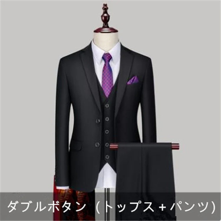 韓国ファッションスーツ フォーマル プロウェア 2点セット ベストマンスーツ 結婚 ドレス メンズ 5,322円