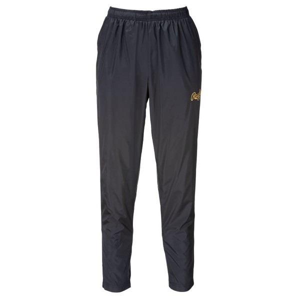 ローリングス 野球 ロングパンツ チームウインドパンツ 裏メッシュ ブラック AOP12S100-B-M B