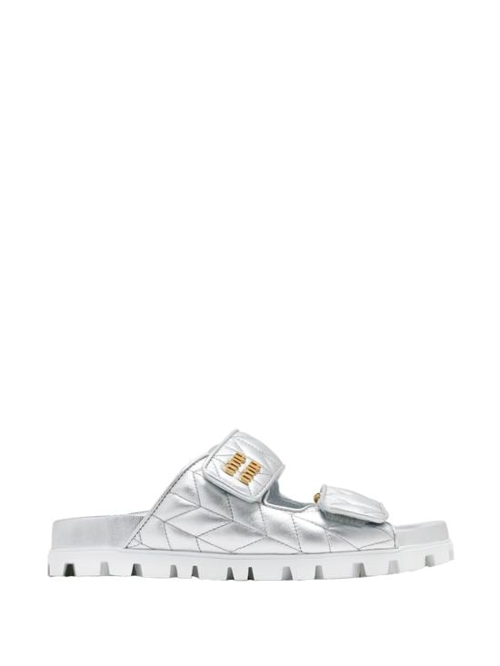 MIU MIU Women Sandals 5XX640F010 3LLT F0118 ARGENTO